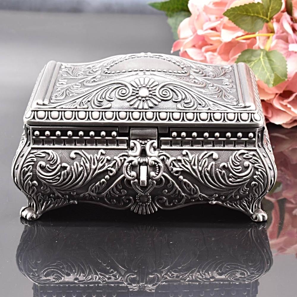 Vintage Flower Pattern Trinket Jewellery Box - Unique Gifts for Women ...